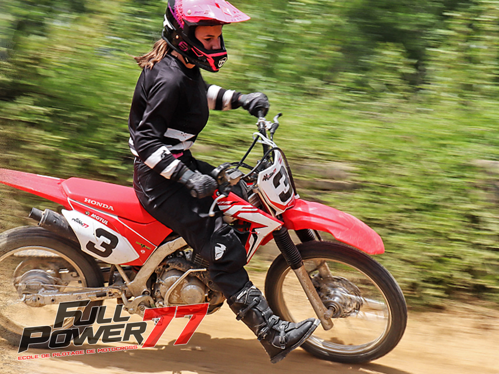 cours motocross 100% féminin